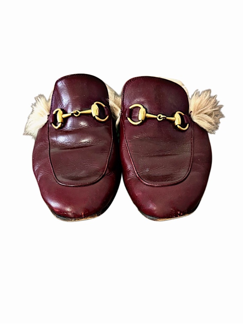 Authentic Gucci Princetown Horsebit Leather Mules